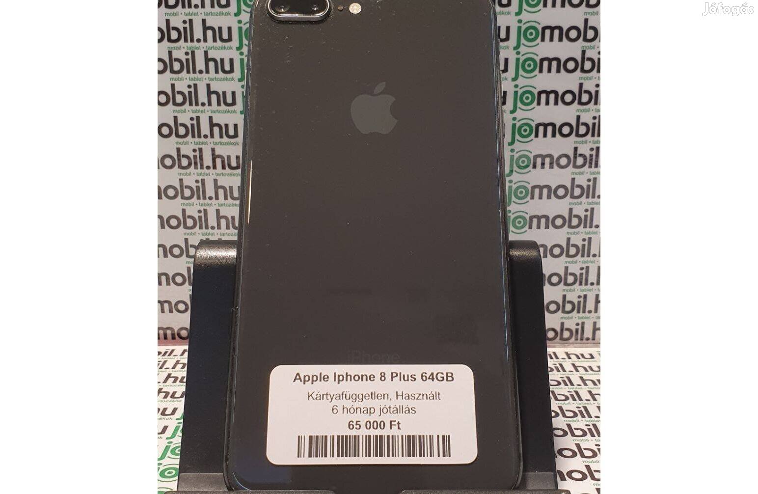 Apple iphone 8 Plus 64GB fekete független