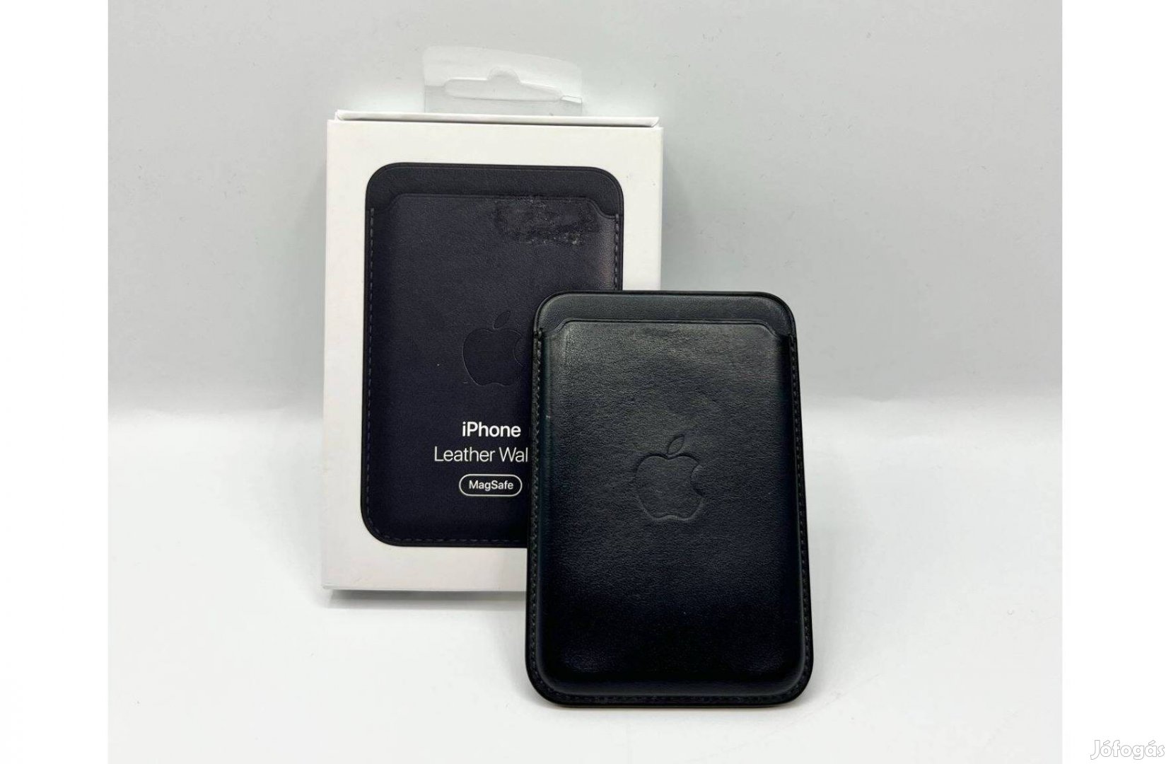 Apple iphone Leather Wallet Magsafe bőr, védőtok, fekete