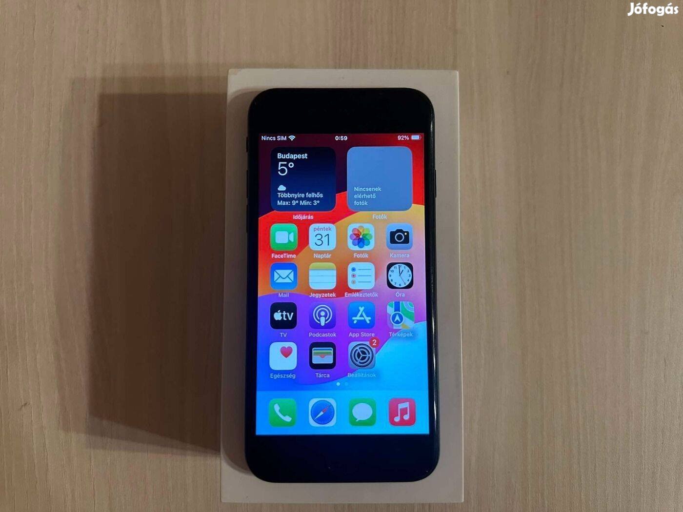 Apple iphone SE 2020 128GB Fekete Újszerű Garis !