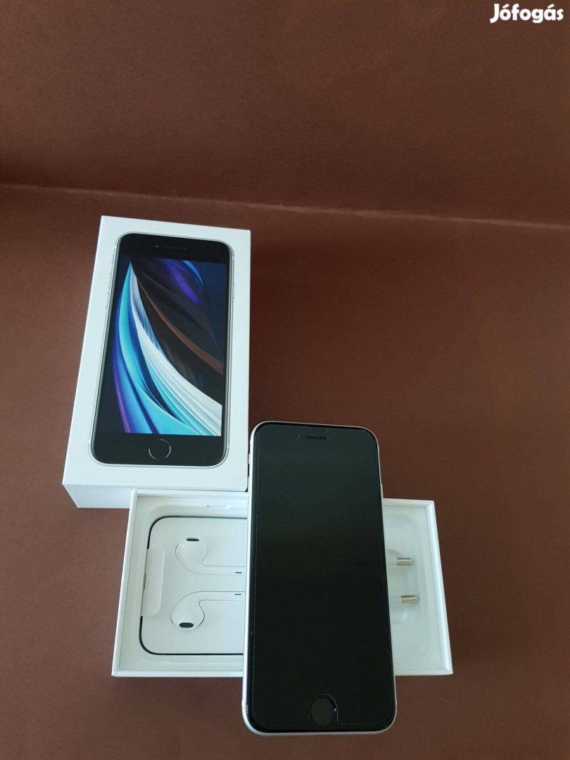 Apple iphone SE 2020 64Gb fehér Yettel jó állapotú mobiltelefon eladó!