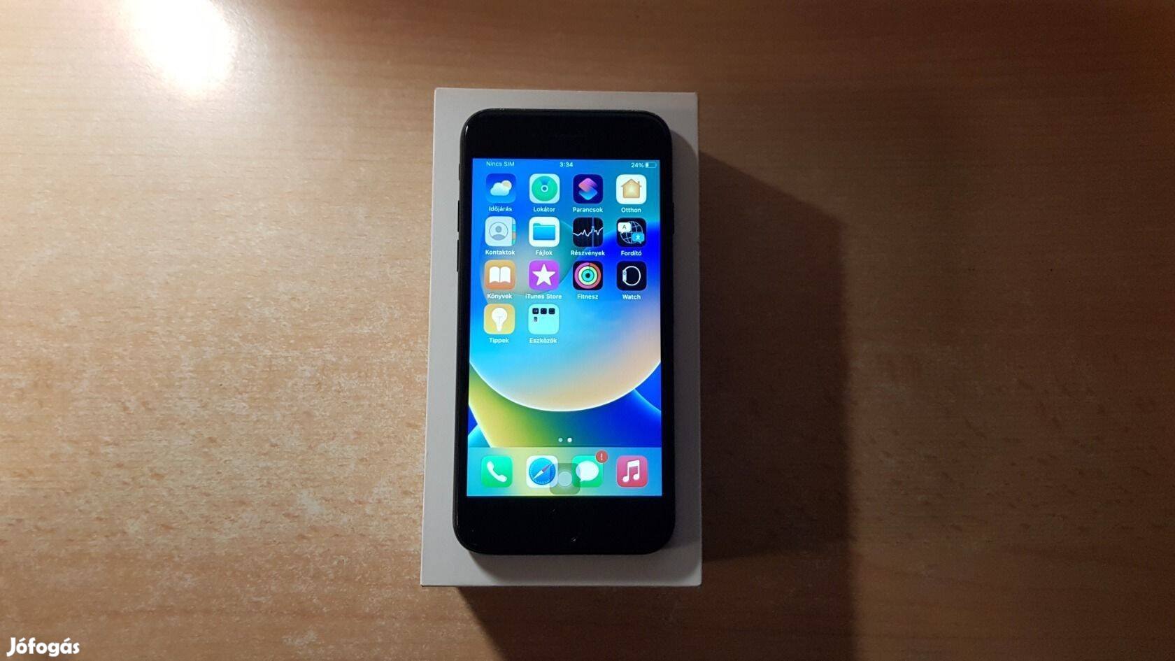 Apple iphone SE 2020 Black Újszerű Garis 100% Aksi !