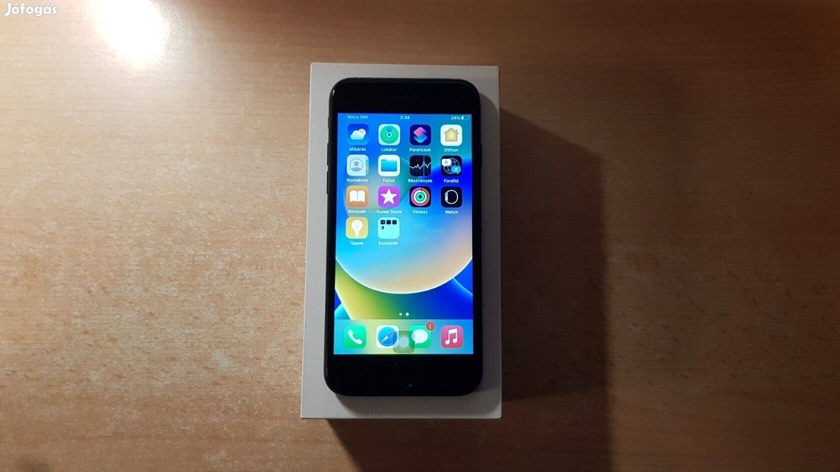 Apple iphone SE 2020 Fekete Újszerű Garis 100%-os akkuval !