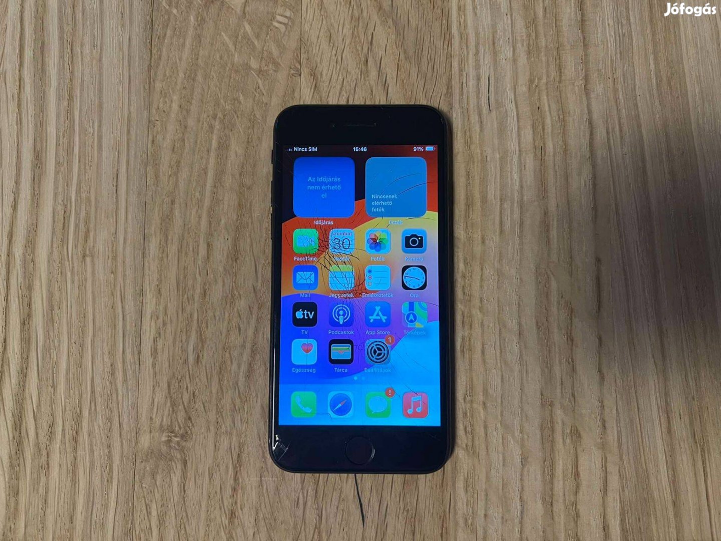 Apple iphone SE 2020 Független Black Garival !