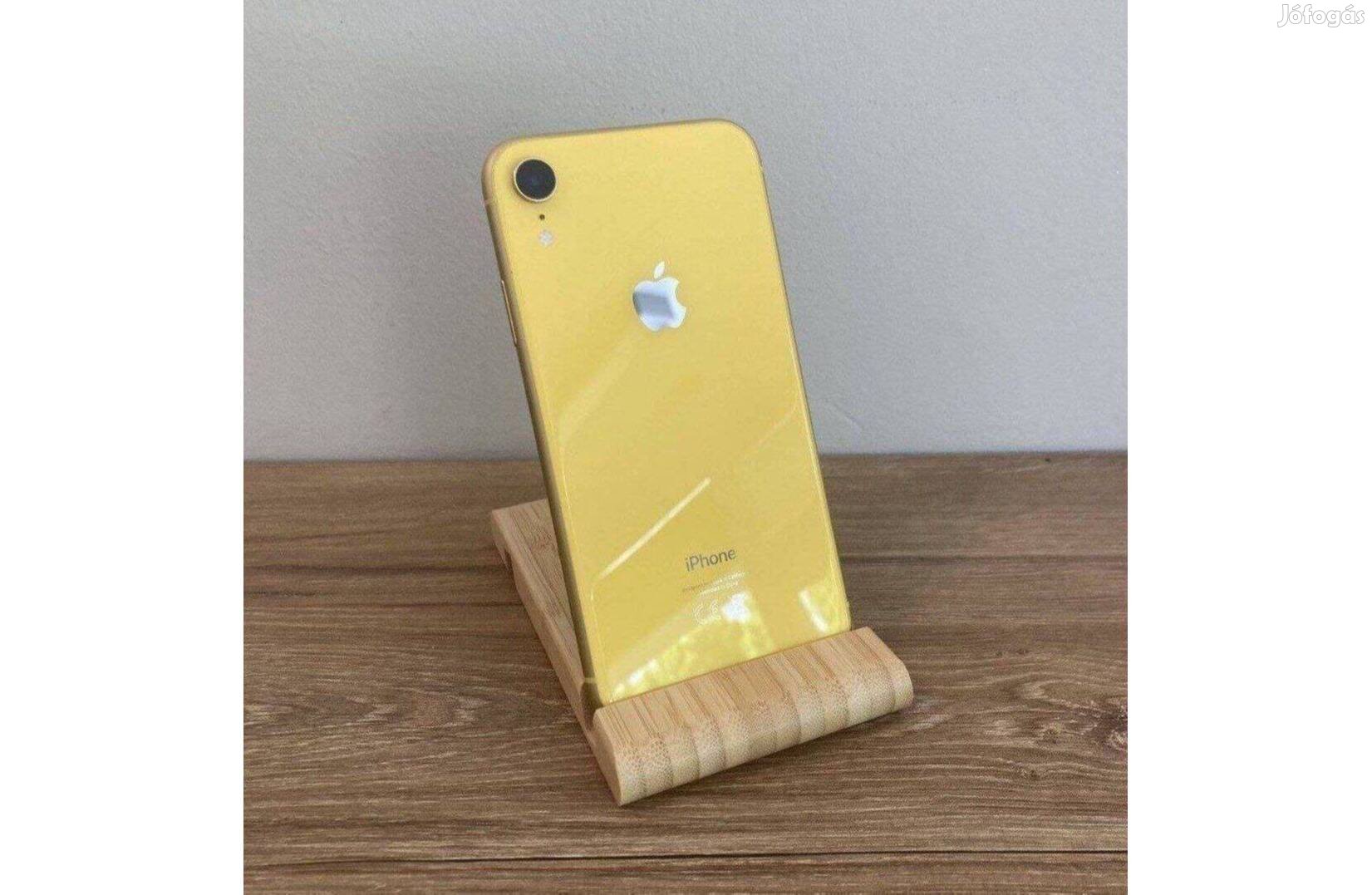 Apple iphone XR 128GB Citromsárga Yellow Független Használt