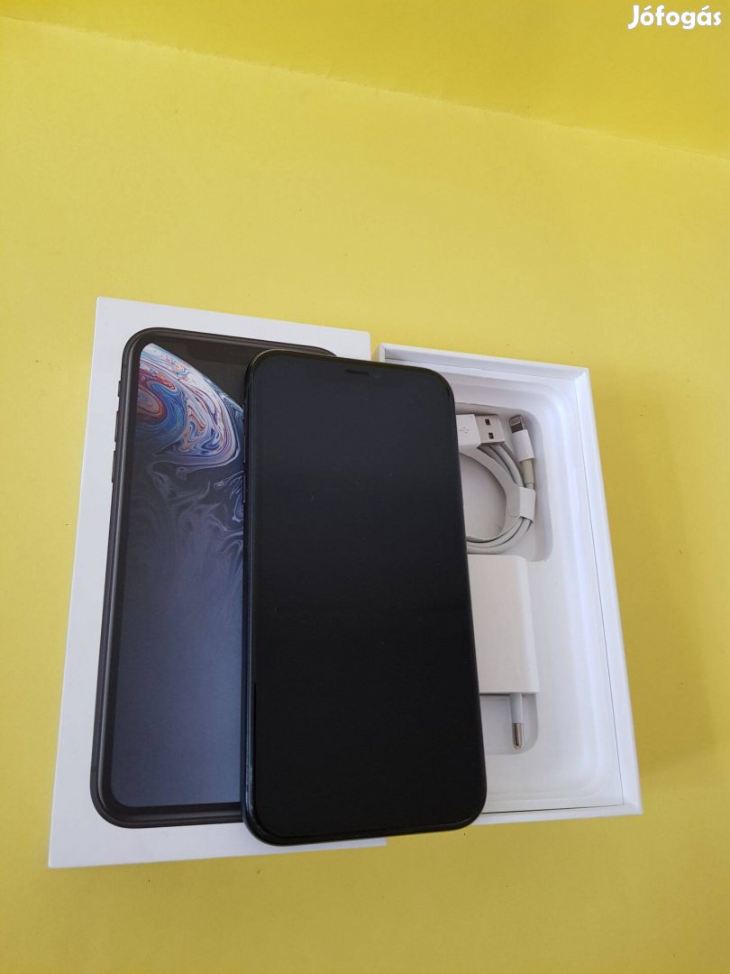 Apple iphone XR 128GB Fekete Függetelen szép mobiltelefon eladó!