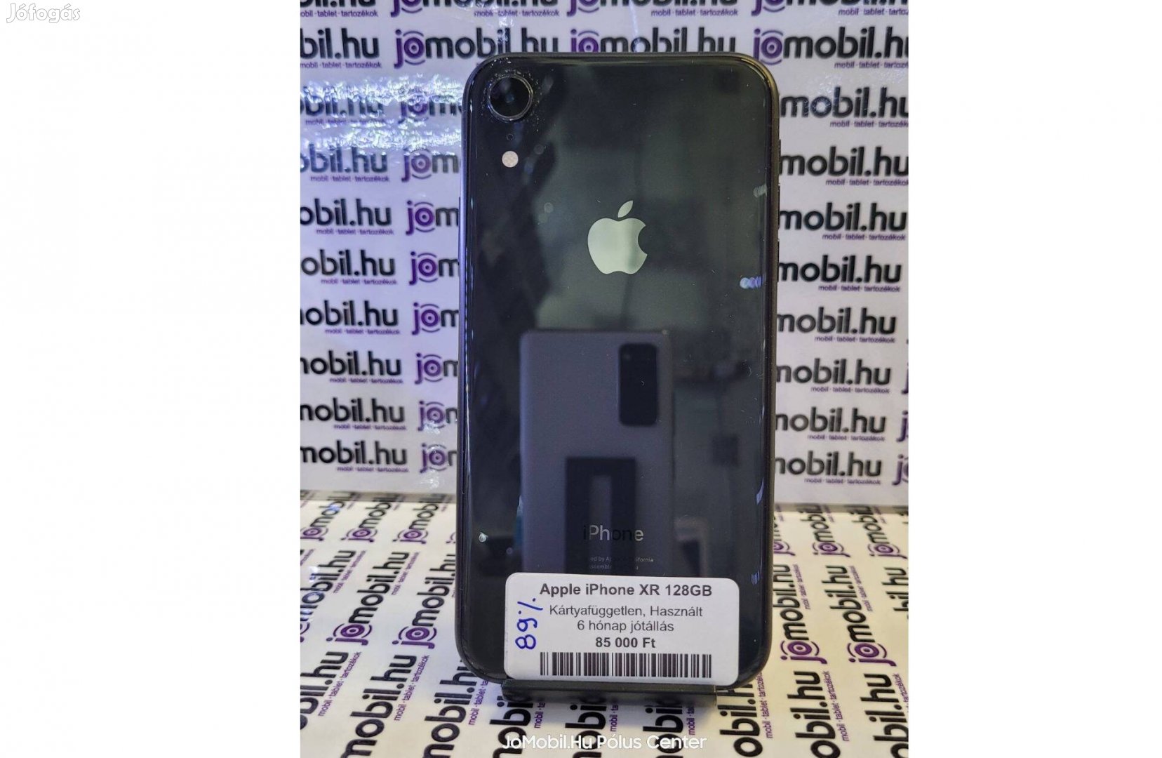 Apple iphone XR 128GB Fekete Független Jótállással