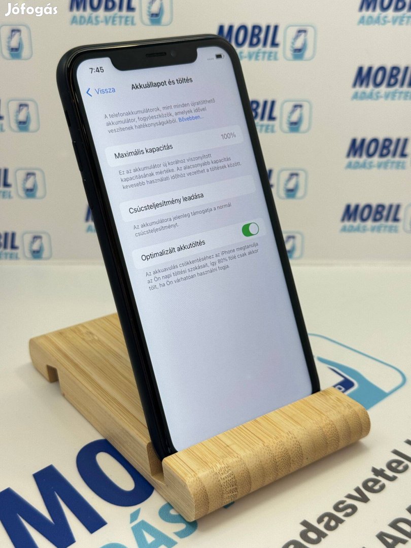 Apple iphone XR 128GB, 100% akkumulátor, 12 hónap garancia!