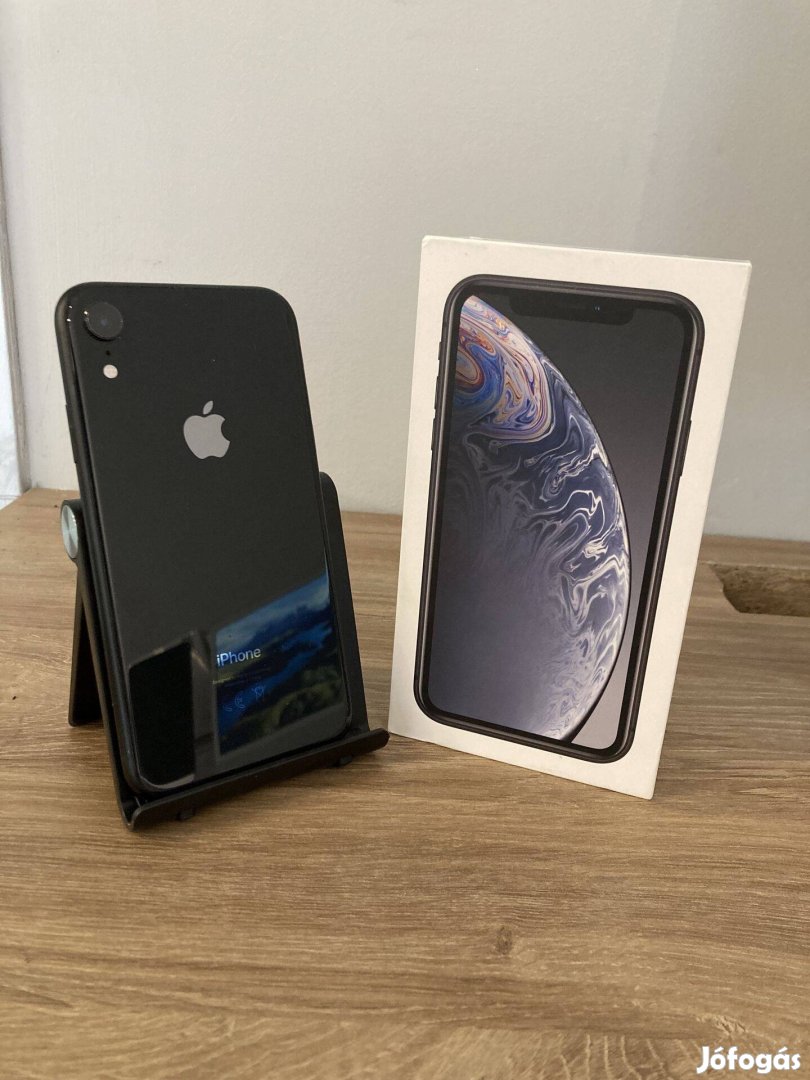 Apple iphone XR 64GB Black Fekete Független Használt