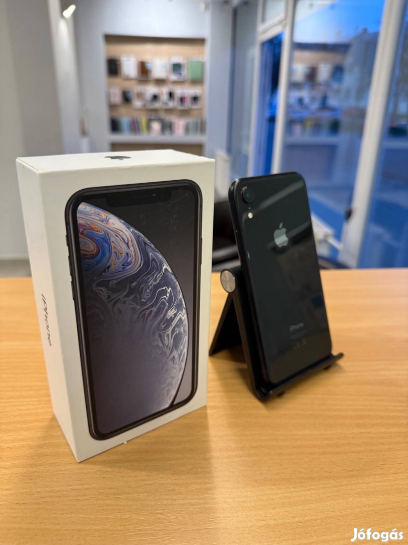 Apple iphone XR 64GB Black Fekete Független Használt (A53)