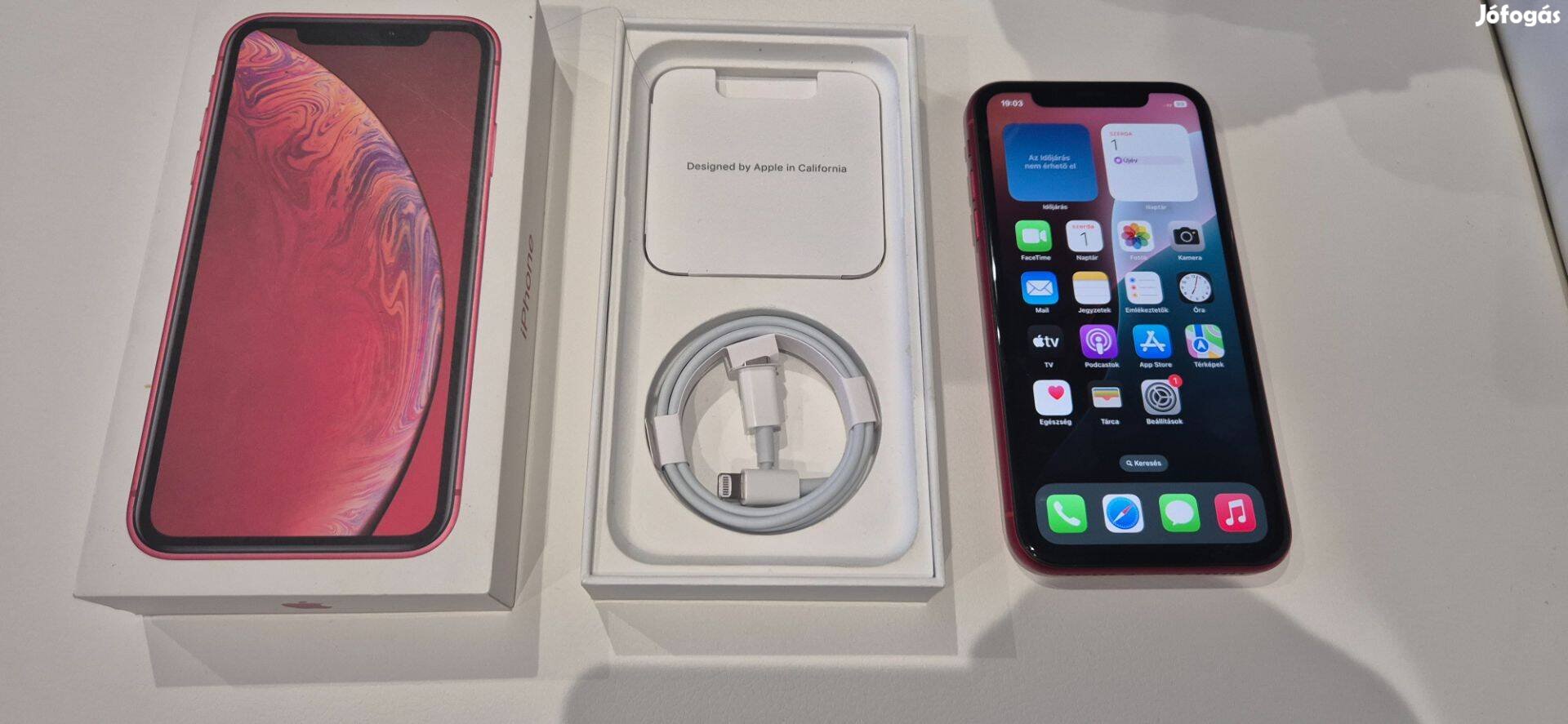 Apple iphone XR Független Újszerű Poduct Red Garis !