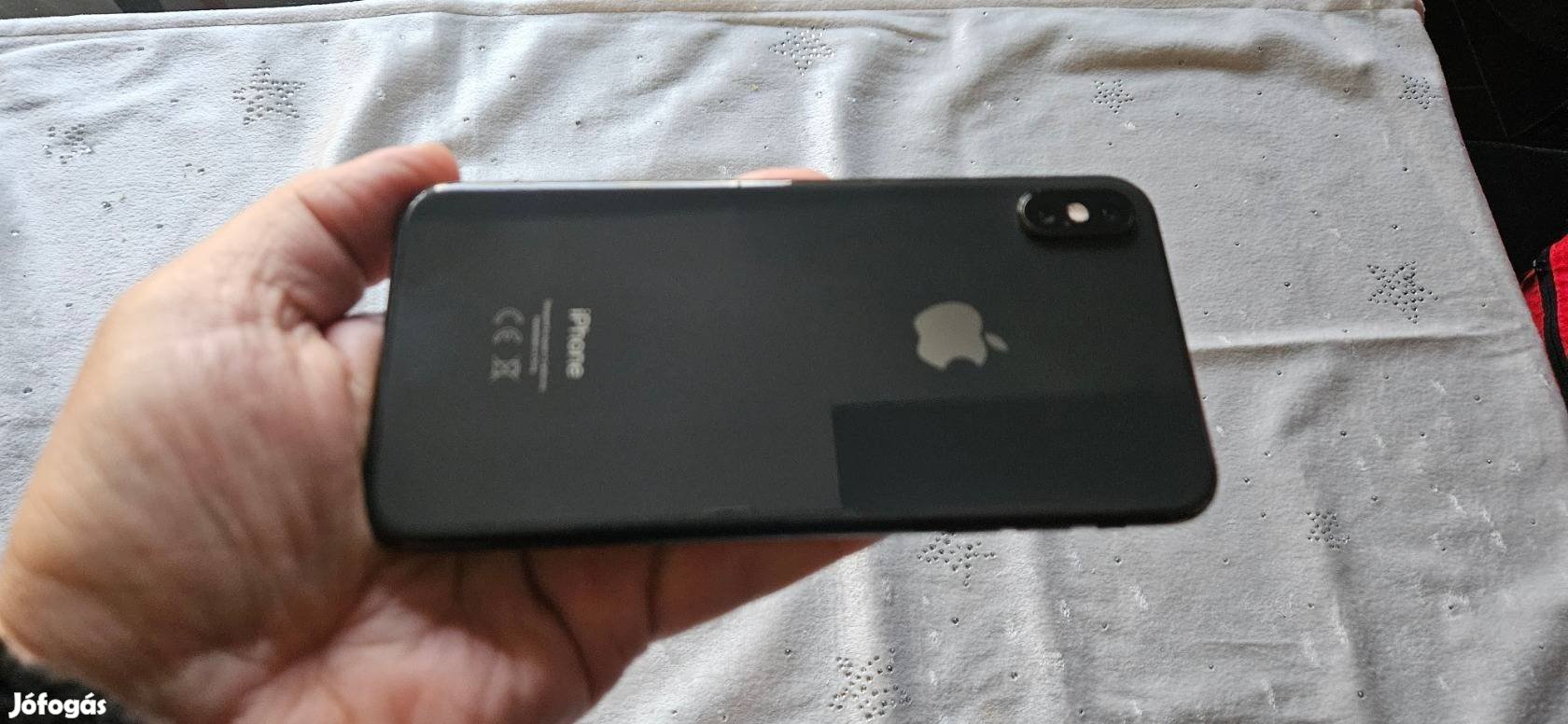 Apple iphone XS Max Független Újszerű Fekete Garis !