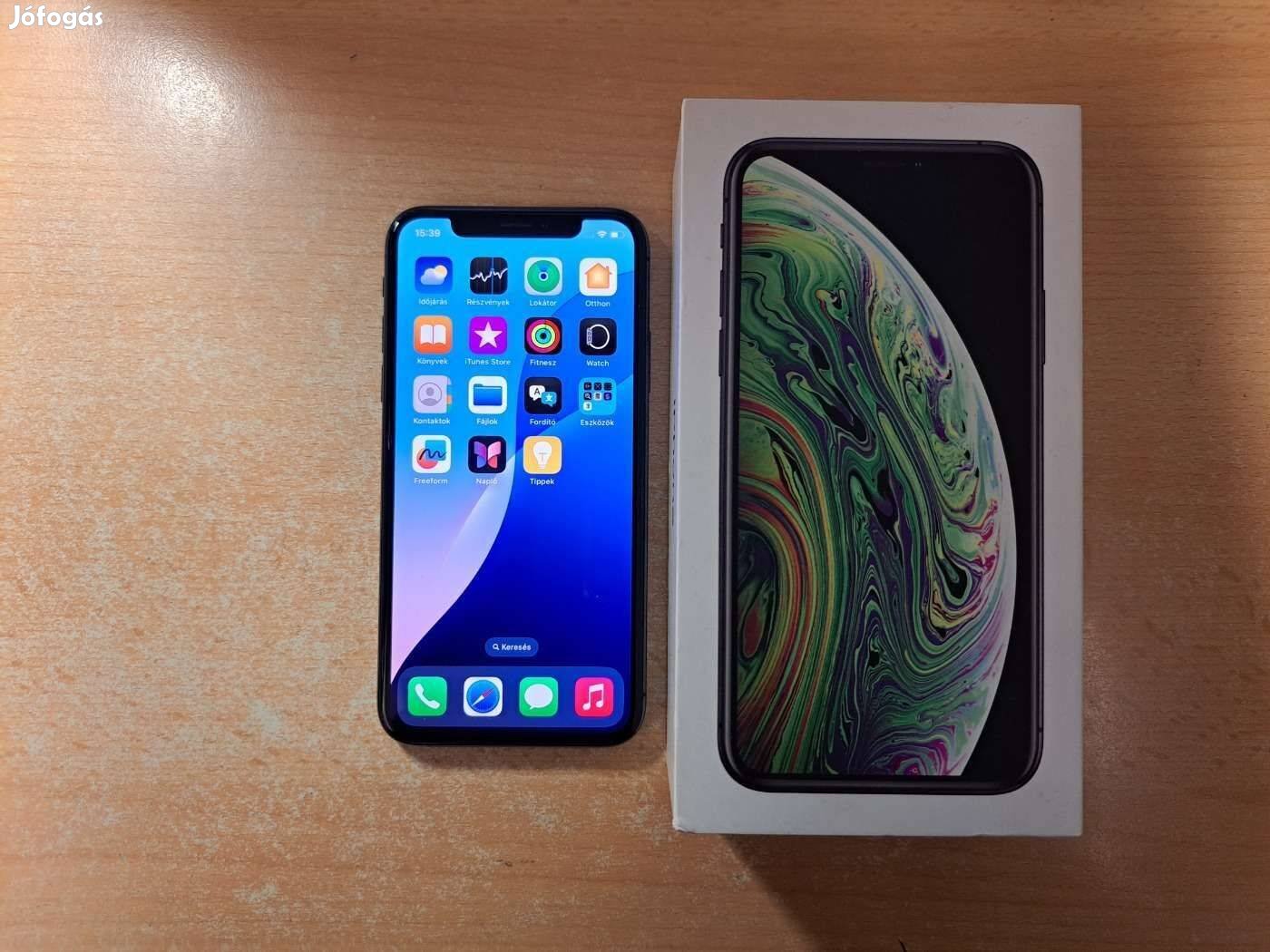 Apple iphone XS Space Gray Független Újszerű Garis !