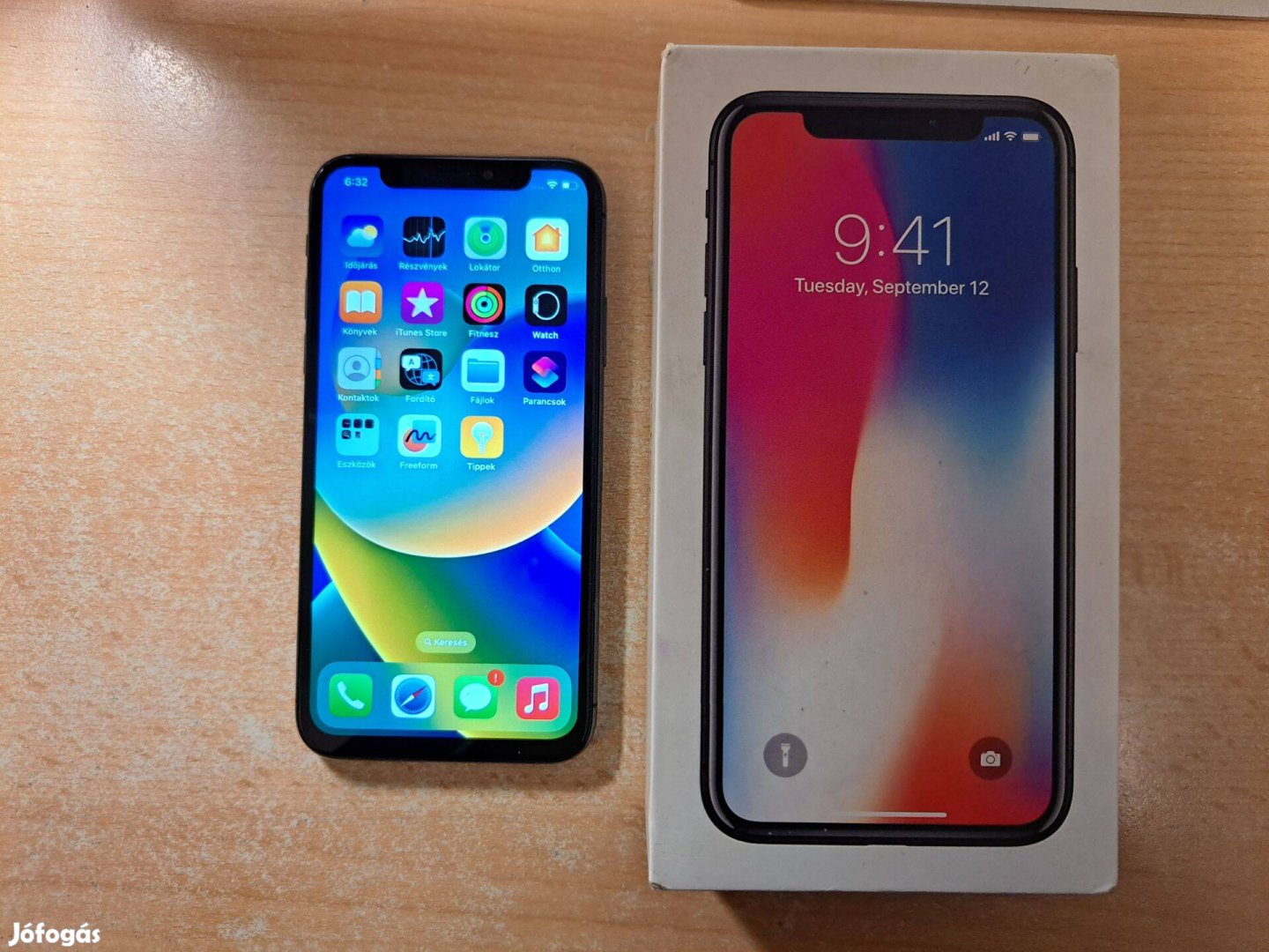 Apple iphone X Független Újszerű Space Gray Garis 100%-os akkuval !