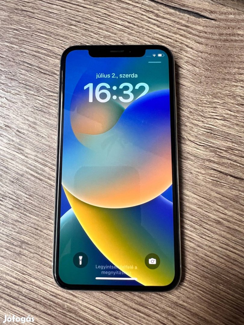 Apple iphone X silver 64 GB újszerű állapotban