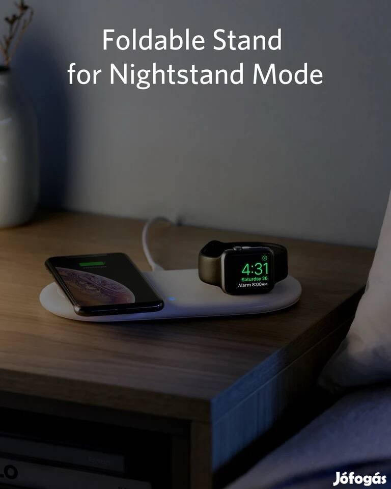Apple iphone és watch Anker vezeték nélküli töltő