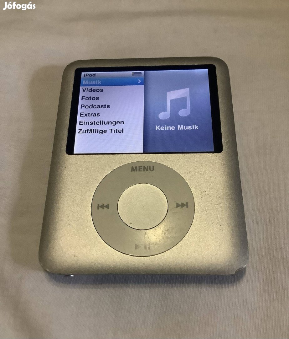 Apple ipod Nano 4GB MP3 zene lejátszó 3. Generációs zenelejátszó