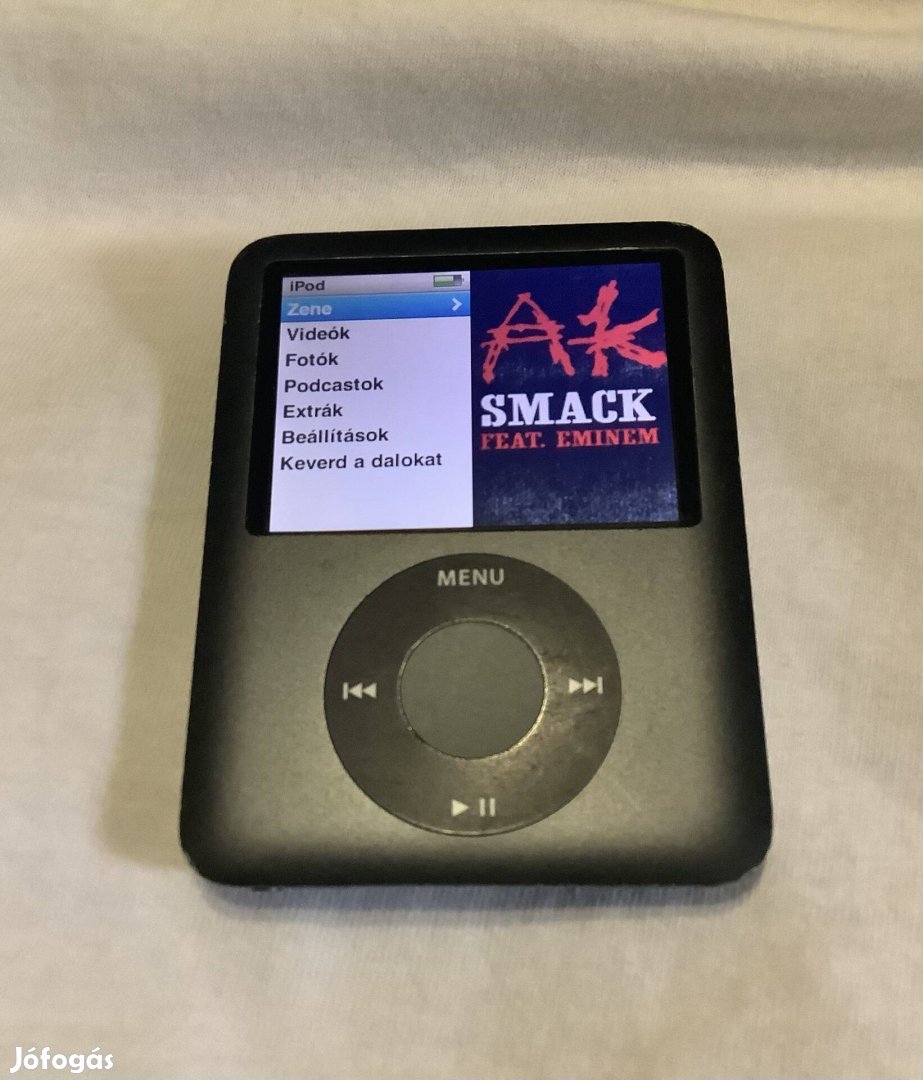 Apple ipod Nano 8GB MP3 zene lejátszó 3. Generációs zenelejátszó