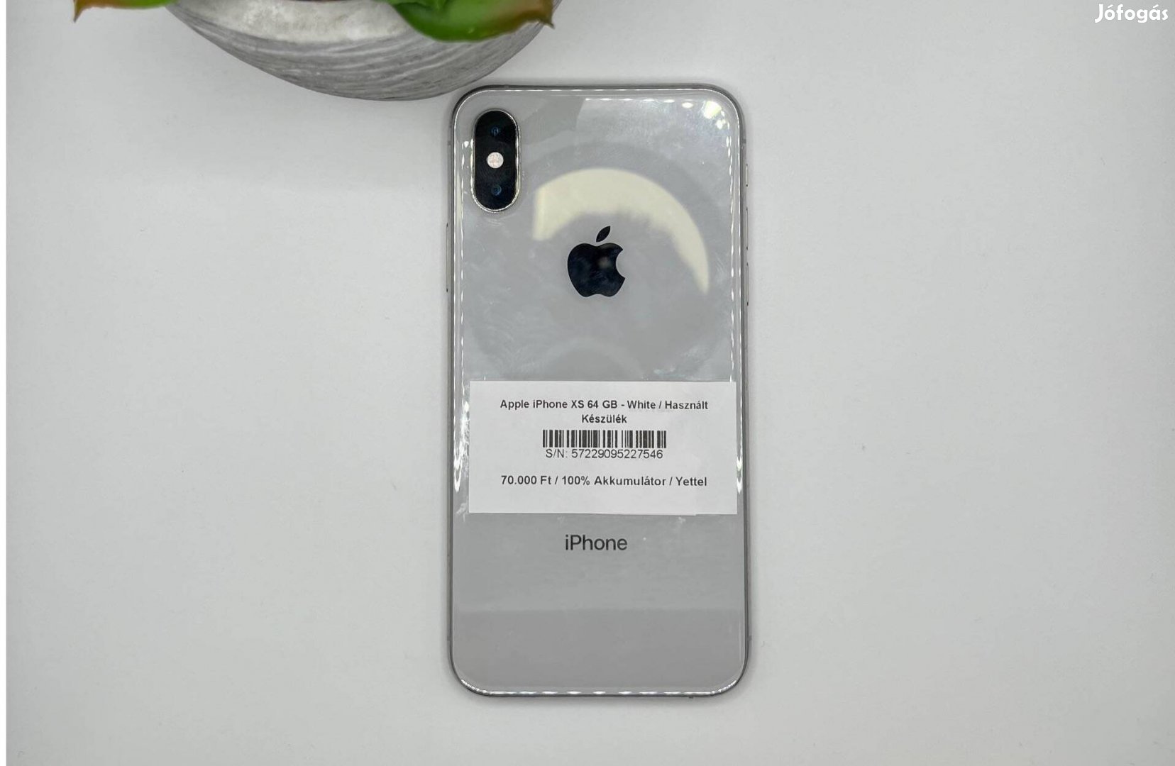 Apple iuphone XS 64 GB - Yettel / Használt készülék