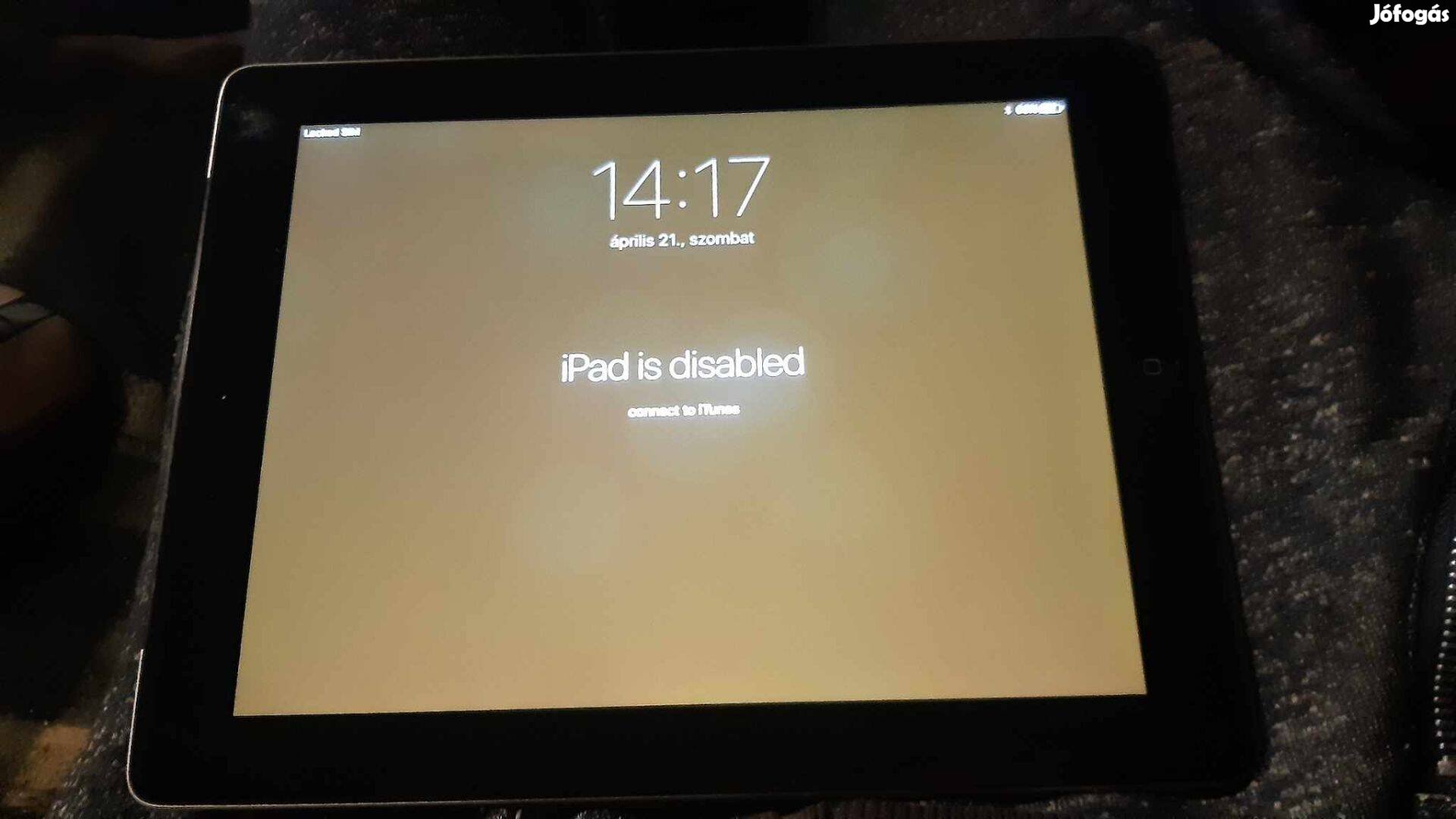 Apple tablet 16GB hibás