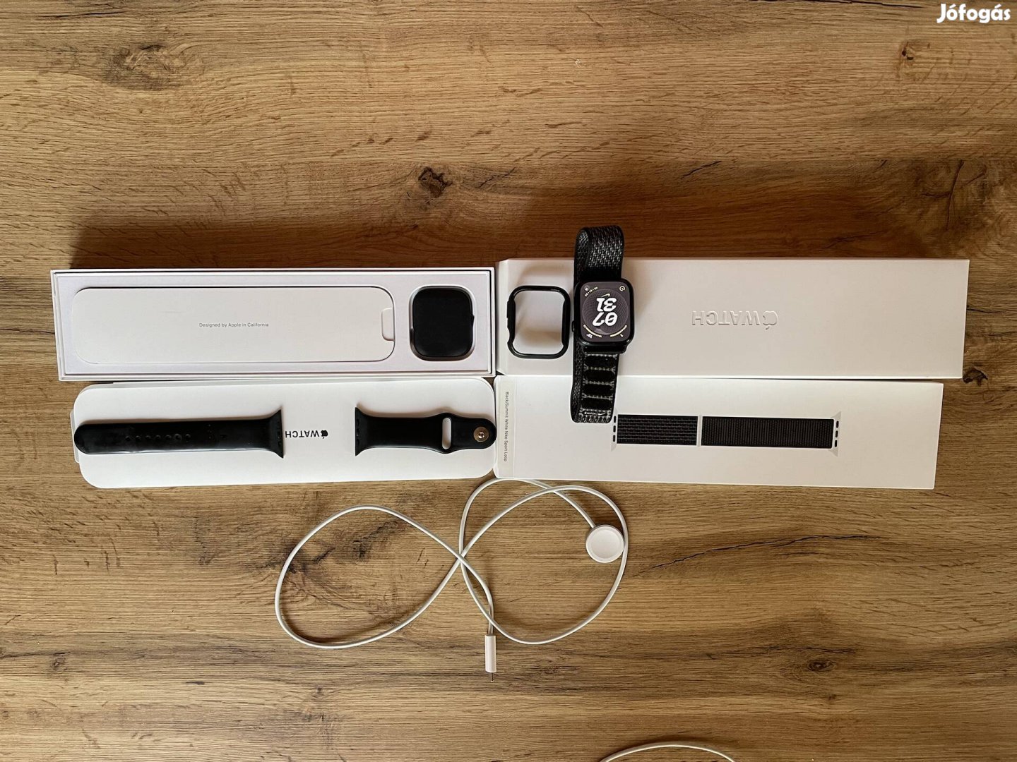 Apple watch 8 Nike 45mm Cell éjjfekete