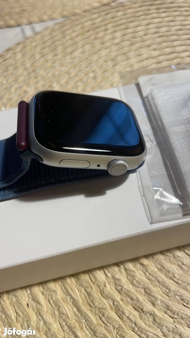 Apple watch 9 1 hete vásárolt, 3 év garanciával, kiegészítőkkel