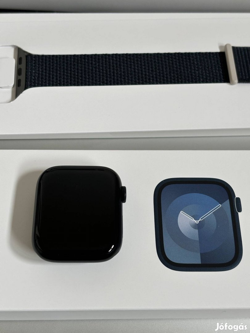 Apple watch 9 GPS 45mm okosóra újszerű, garanciával