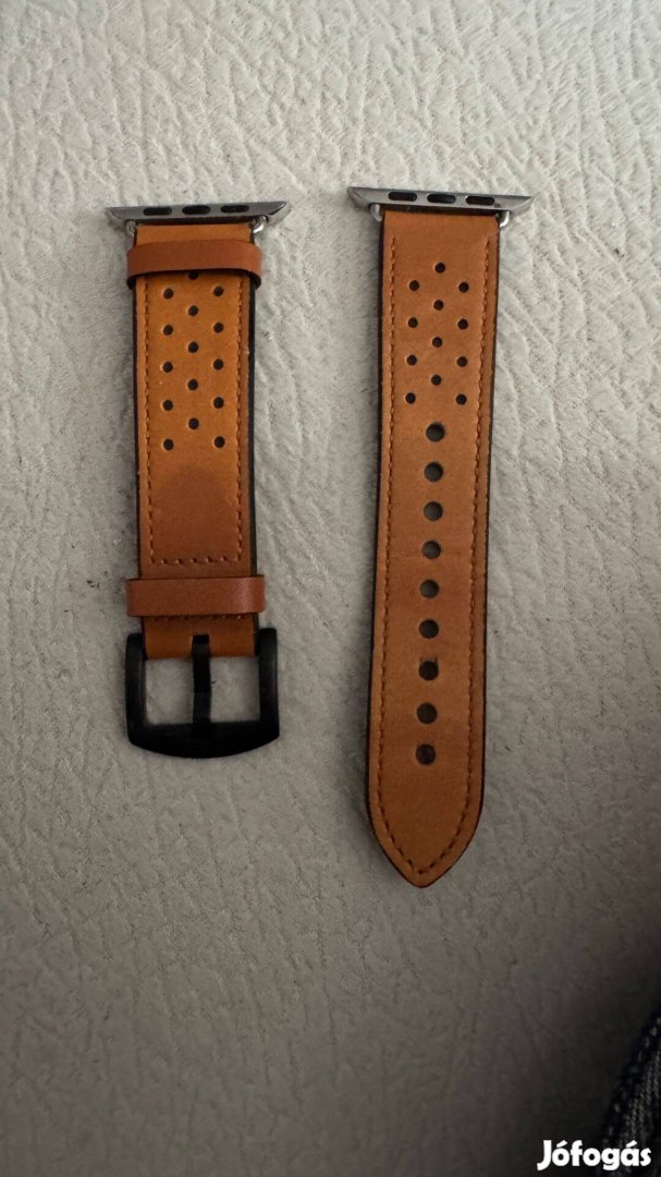 Apple watch bőr szíj 42mm 44mm 45mm