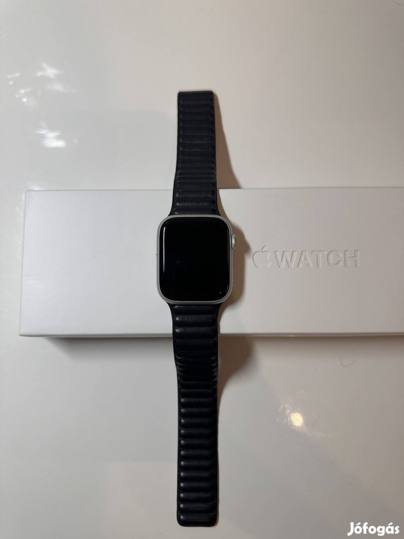 Apple watch s8 GPS + LTE 45 MM ajándék bőrszíjjal