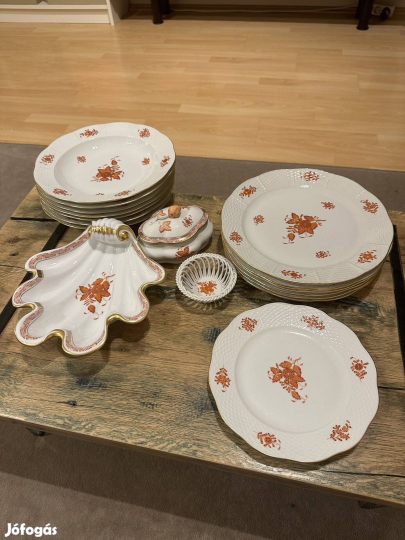 Apponyi mintás Herendi porcelánok egyben