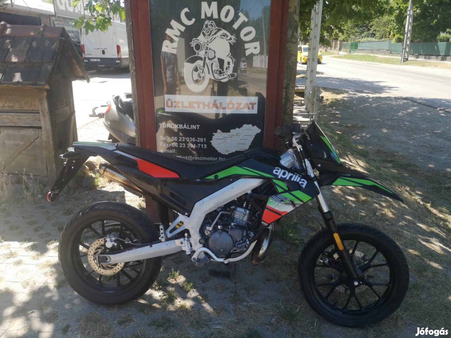 Aprilia SX 50 supermoto/ évjáratot igazoló dok....