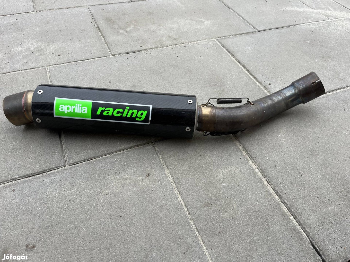 Aprilia racing karbon kipufogó 