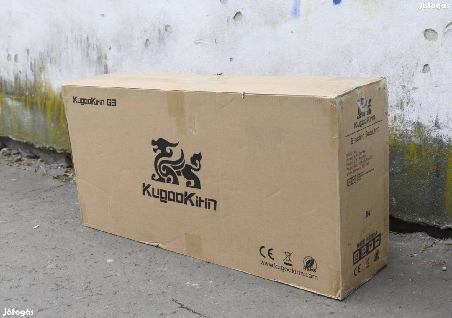 Áprilisi akció - i Bontatlan, Kukirin G3, 1200W motor 63km hatótáv