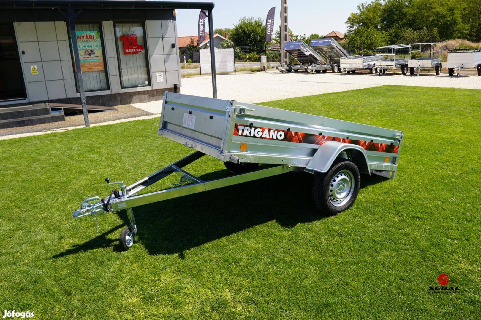 Áprilisi akcióval új utánfutó 233x132cm - 750kg forgalomba