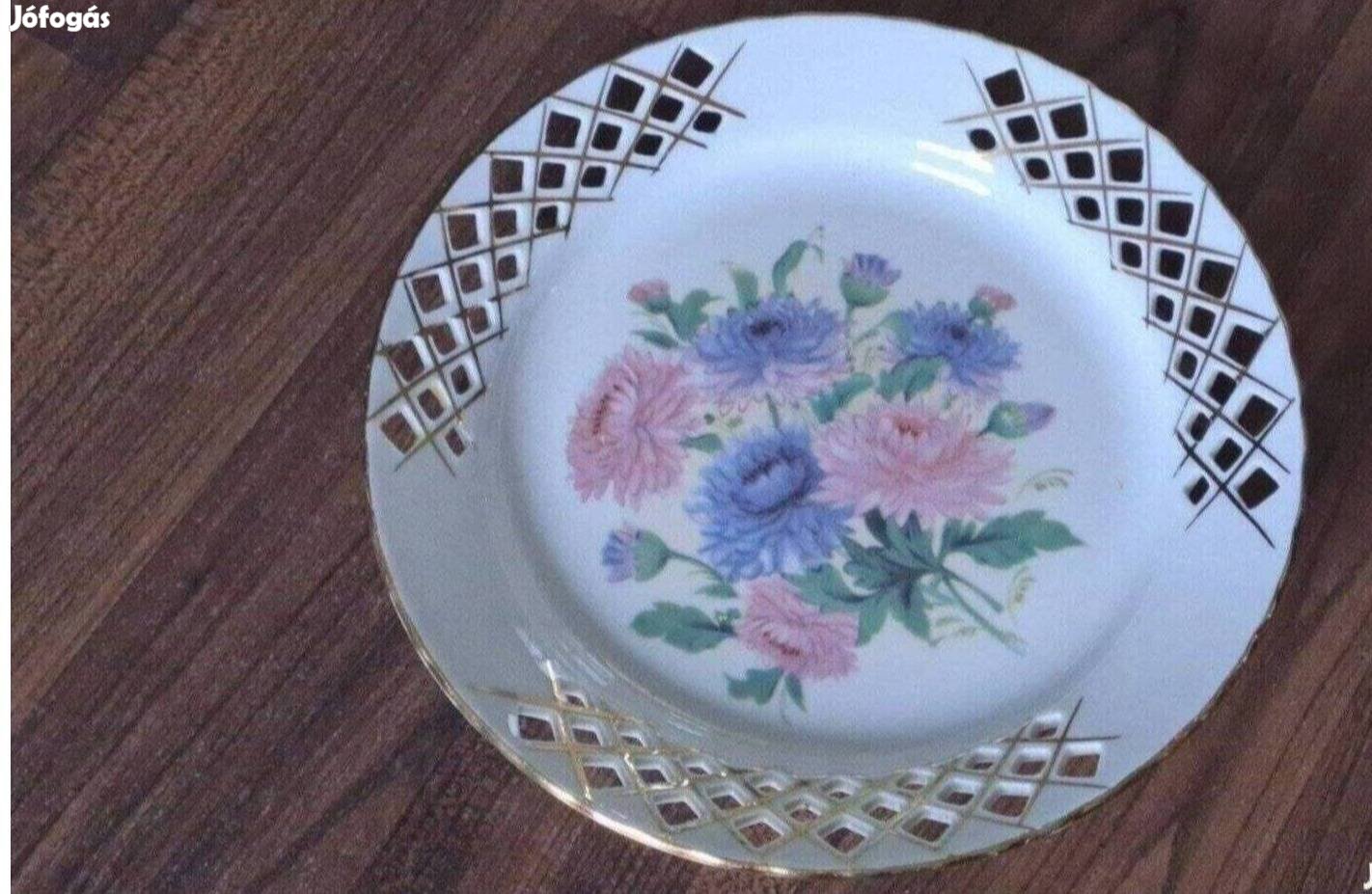 Apulum porcelán áttört mintás tálka