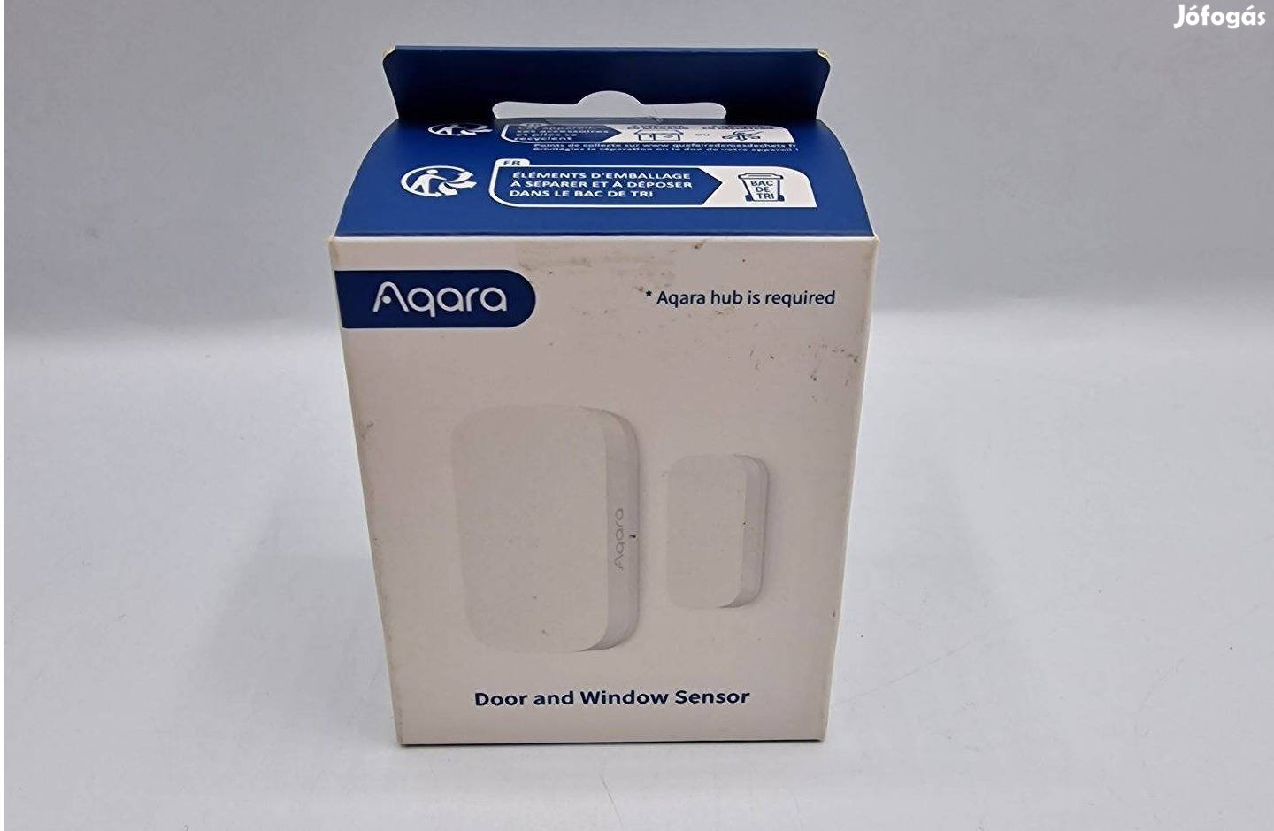 Aqara Zigbee ajtó és ablak nyitásérzékelő, fehér, új