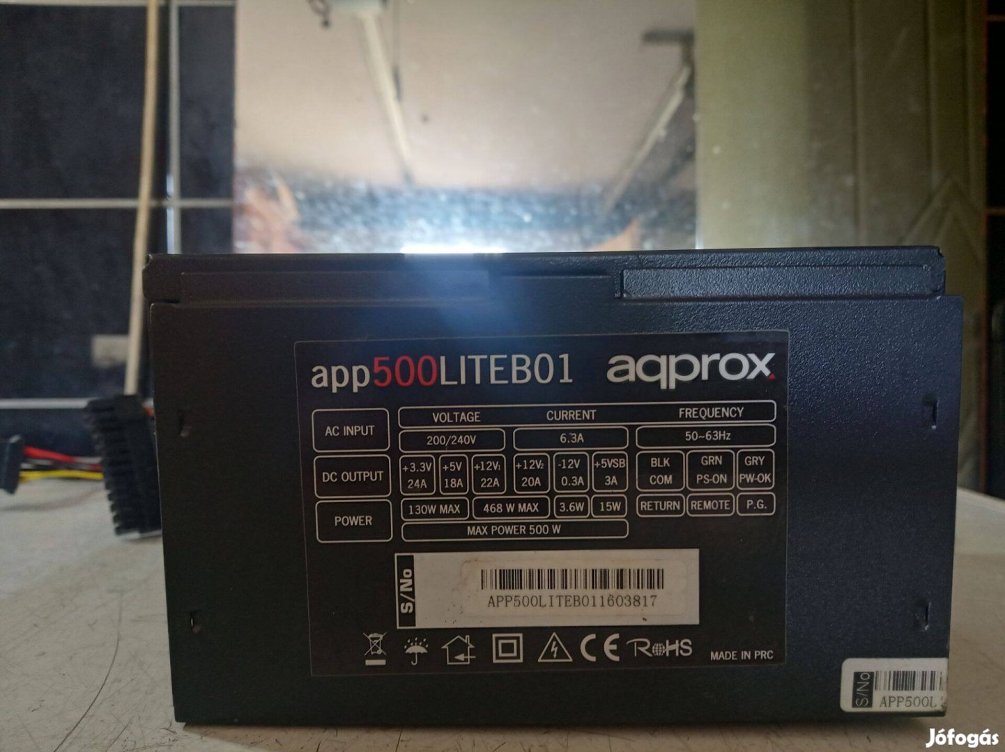 Aqprox 500 Wattos Tápegység - 3.500 Ft