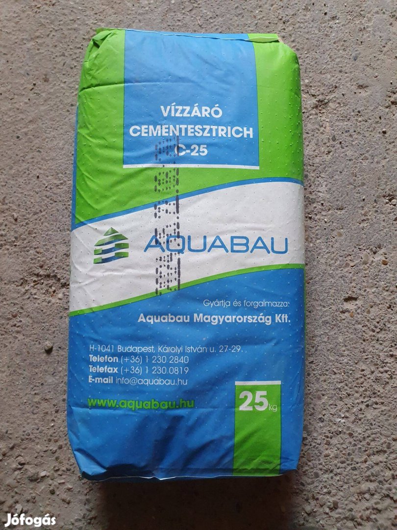 Aquabau Vízzáró Cementestrich C25