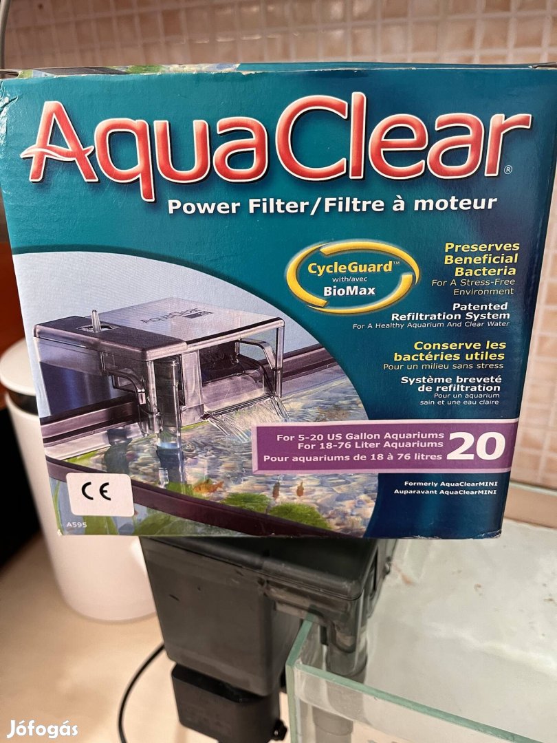Aquaclear 20 akasztós szűrő