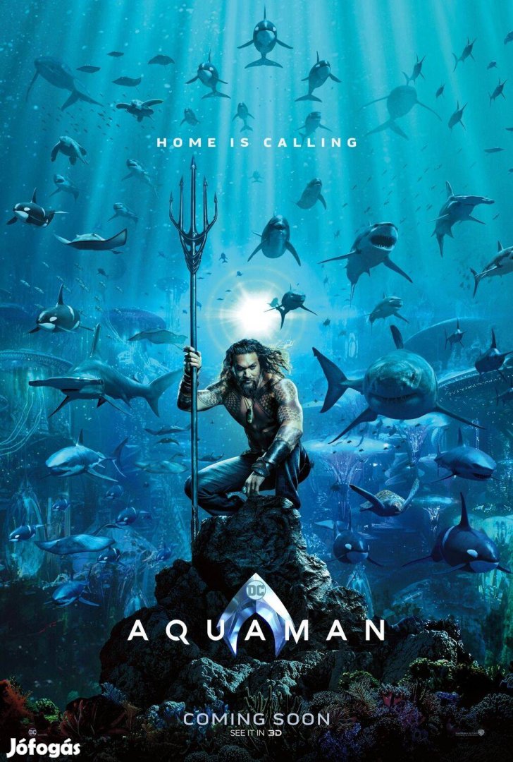 Aquaman film mozi plakát Jason Momoa