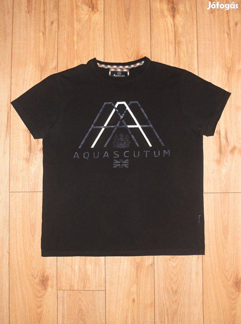 Aquascutum London rövid ujjú póló (L-es)