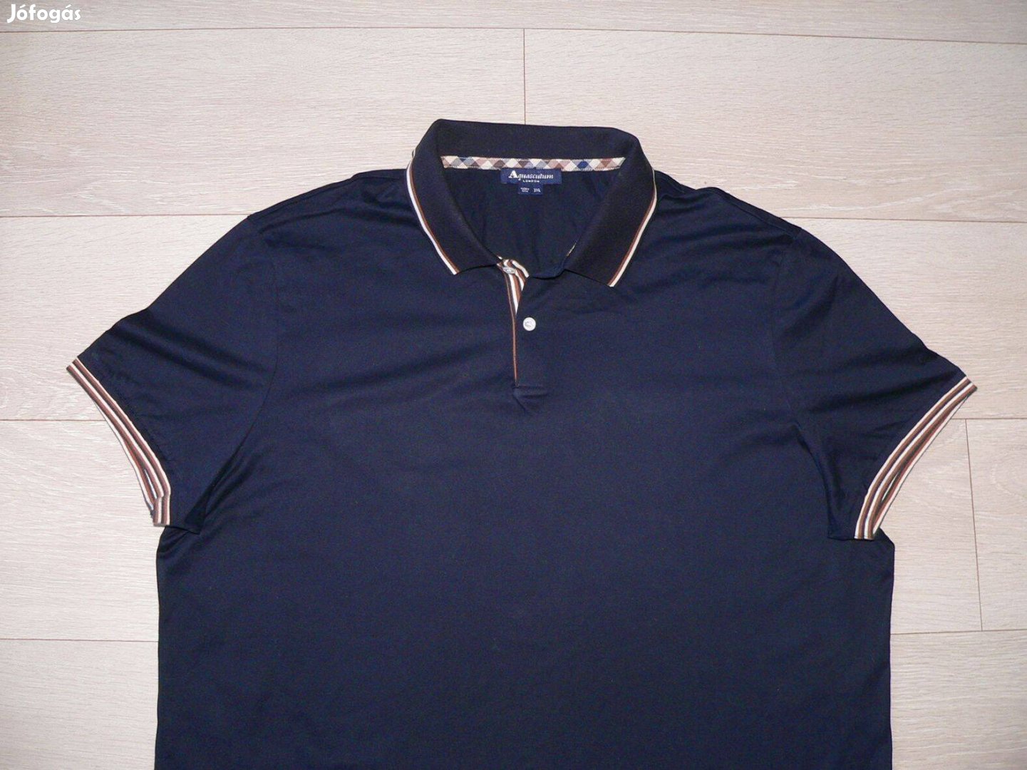 Aquascutum rövid ujjú galléros póló (3XL)