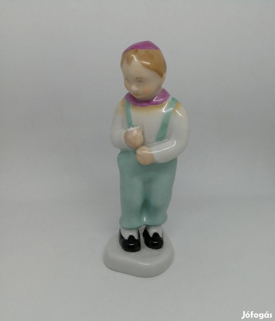 Aquicum porcelán kisfiú virággal!