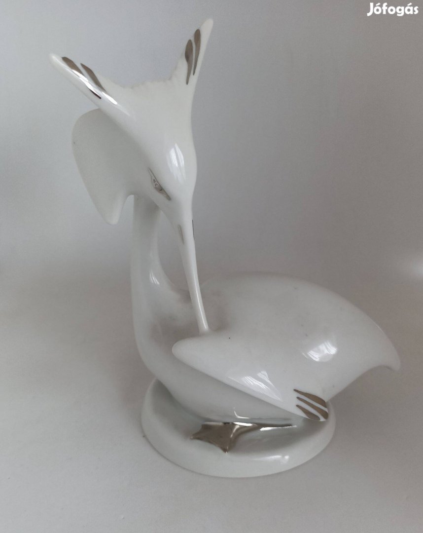 Aquincum porcelán art deco madár!