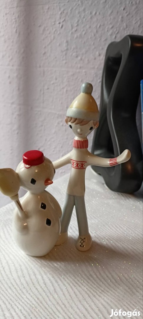 Aquincumi porcelán - Ősz Szabó Antónia - hóemberes kisfiú