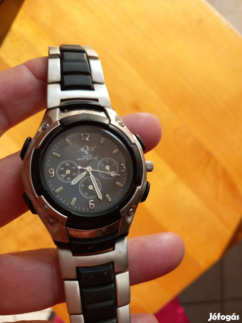 Aqva Svájci vízálló férfi karóra rozsdamentes