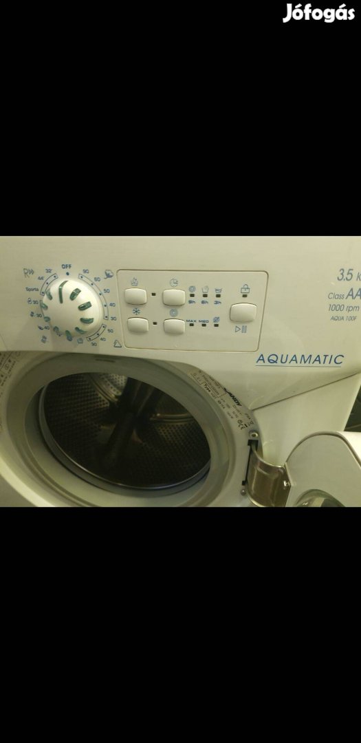Aqvamatic mini 3.5.kg tempo digites mosógép bővebb infó leírásban