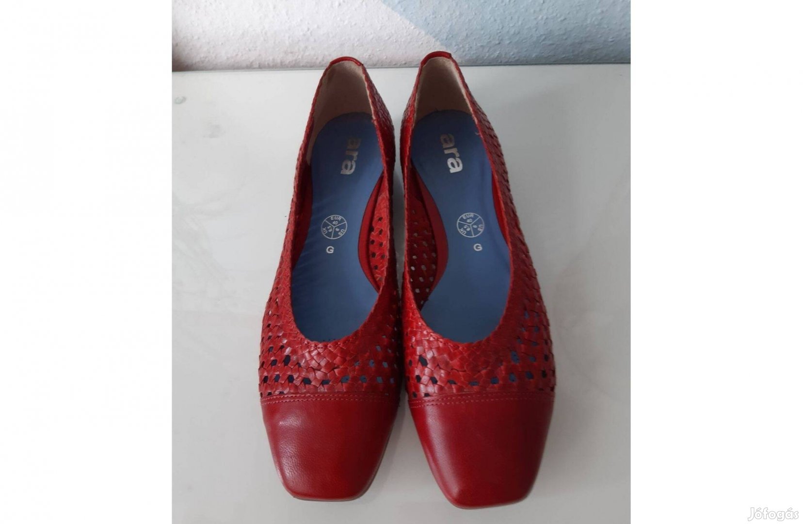 Ara piros női bőr félcipő 40 méret
