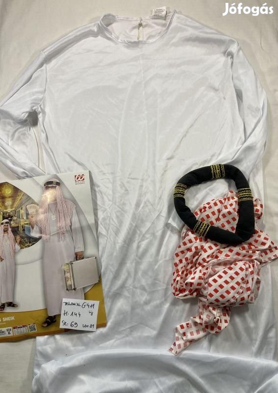 Arab Sejk jelmez, felnőtt jelmez, új G411