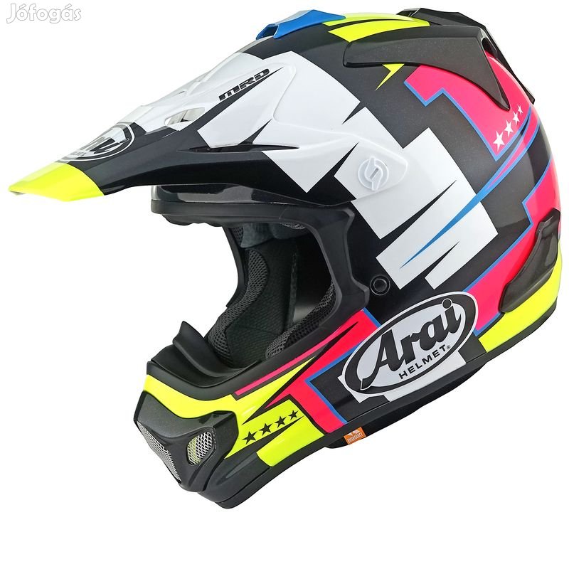 Arai mx-v evo sisak - harc - sárga