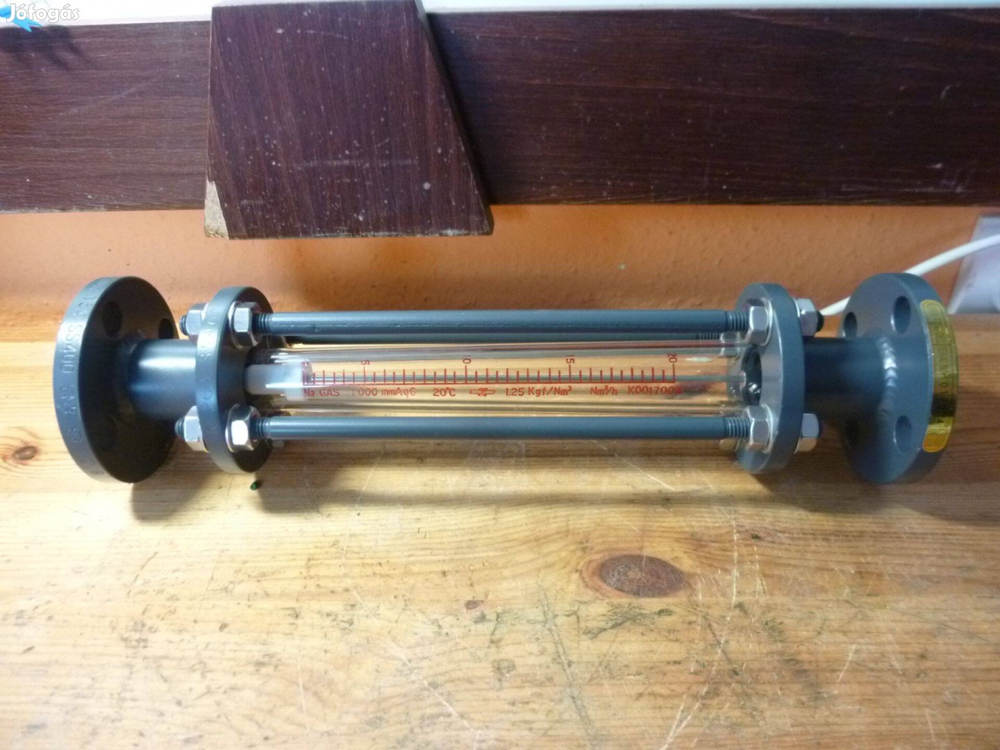 Áramlásmérő rotaméter gázra Flow Cell új ( 5298)